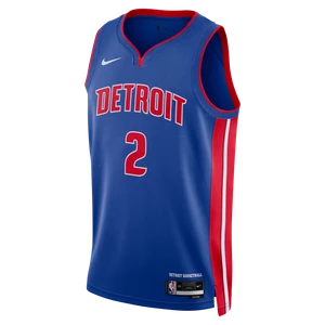 Koszulka męska Nike Dri-FIT NBA Swingman Detroit Pistons Icon Edition 2022/23 - Niebieski
