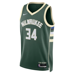 Koszulka męska Nike Dri-FIT NBA Swingman Milwaukee Bucks Icon Edition 2022/23 - Zieleń