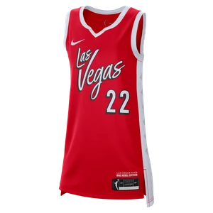Koszulka Nike Dri-FIT WNBA Rebel A'ja Wilson Las Vegas Aces 2026 Rebel Edition - Czerwony