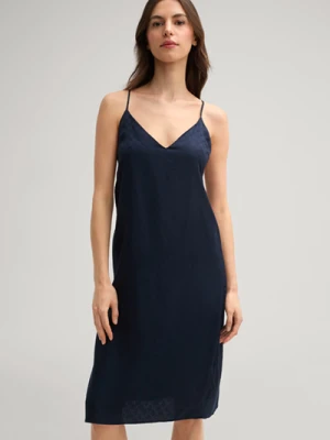 Koszulka nocna w chabry, w kolorze granatowym Joop