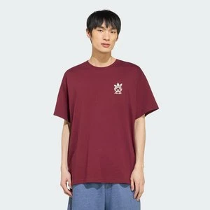 KOSZULKA O OBSZERNYM KROJU Z GRAFIKĄ SURF SHOP Adidas