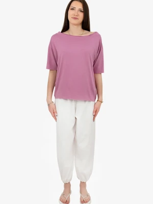 Koszulka oversize MEGAN WISKOZA : Rozmiar - L 5905068257777 By Insomnia