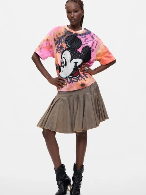koszulka oversize mickey disney™ 100% bawełna Desigual MATERIAL FINISHES