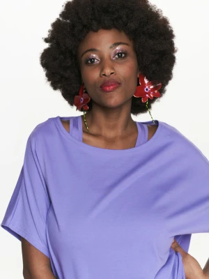 Koszulka oversize NANETTE : Rozmiar - L 5905068243213 by Insomnia