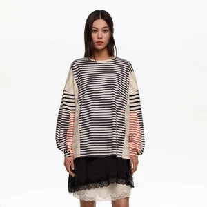 Koszulka oversize paski wielobarwna BIMBA Y LOLA