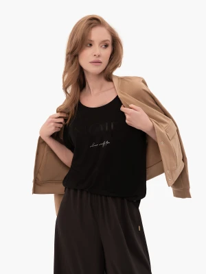 Koszulka oversize z napisem T-ICON Volcano