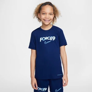 Koszulka piłkarska dla dużych dzieci Dri-FIT Erling Haaland Academy - Niebieski Nike