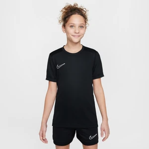 Koszulka piłkarska dla dużych dzieci Dri-FIT Nike Academy - Czerń
