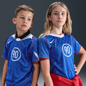 Koszulka piłkarska dla dużych dzieci Dri-FIT Nike Total 90 - Niebieski