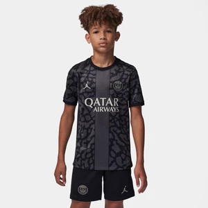 Koszulka piłkarska dla dużych dzieci Jordan Dri-FIT Paris Saint-Germain Stadium 2023/24 (wersja trzecia) - Szary