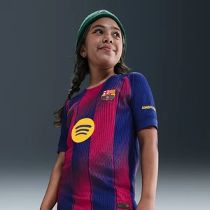 Koszulka piłkarska dla dużych dzieci Nike Dri-FIT ADV Authentic FC Barcelona Match 2025/26 (wersja domowa) - Niebieski