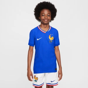 Koszulka piłkarska dla dużych dzieci Nike Dri-FIT ADV Authentic FFF (drużyna męska) Match 2024/25 (wersja domowa) - Niebieski