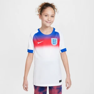 Zdjęcie produktu Koszulka piłkarska dla dużych dzieci Nike Dri-FIT Anglia Stadium 2025 (drużyna kobiet) (wersja domowa) – replika - Niebieski