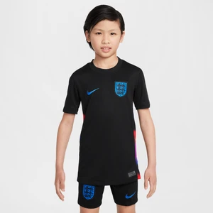 Koszulka piłkarska dla dużych dzieci Nike Dri-FIT Anglia Stadium 2025 (drużyna kobiet) (wersja wyjazdowa) – replika - Czerń