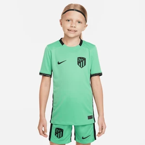 Koszulka piłkarska dla dużych dzieci Nike Dri-FIT Atlético Madryt Stadium 2023/24 (wersja trzecia) - Zieleń