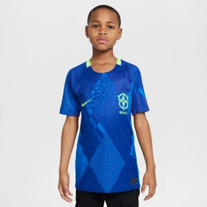 Zdjęcie produktu Koszulka piłkarska dla dużych dzieci Nike Dri-FIT Brazylia Stadium 2025 (drużyna kobiet) (wersja wyjazdowa) – replika - Niebieski
