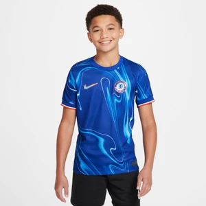 Zdjęcie produktu Koszulka piłkarska dla dużych dzieci Nike Dri-FIT Chelsea F.C. Stadium 2024/25 (wersja domowa) – replika - Niebieski