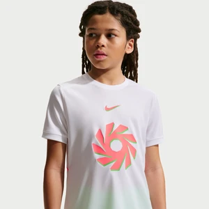 Koszulka piłkarska dla dużych dzieci Nike Dri-FIT Erling Haaland Academy - Biel