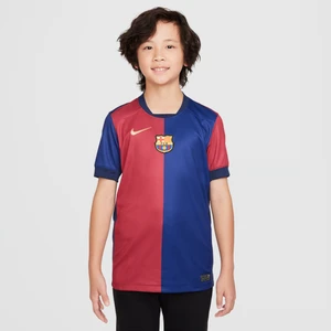 Koszulka piłkarska dla dużych dzieci Nike Dri-FIT FC Barcelona Stadium 2024/25 (wersja domowa) – replika - Niebieski