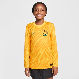 Zdjęcie produktu Koszulka piłkarska dla dużych dzieci Nike Dri-FIT FFF (drużyna damska) Stadium Goalkeeper 2024/25 – replika - Żółty