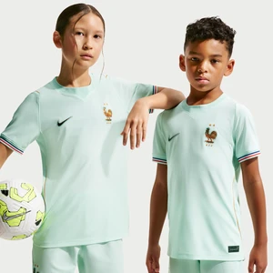 Koszulka piłkarska dla dużych dzieci Nike Dri-FIT FFF Stadium 2026 (wersja wyjazdowa) –replika - Zieleń