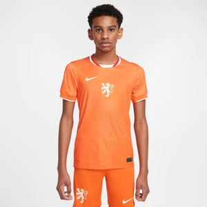 Zdjęcie produktu Koszulka piłkarska dla dużych dzieci Nike Dri-FIT Holandia Stadium 2025 (drużyna kobiet) (wersja domowa) – replika - Pomarańczowy