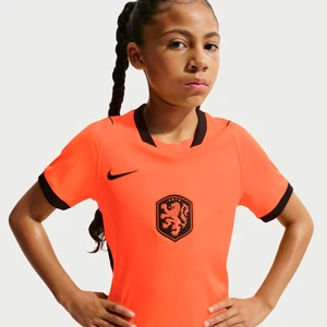 Koszulka piłkarska dla dużych dzieci Nike Dri-FIT Holandia Stadium 2026 (wersja domowa) – replika - Pomarańczowy