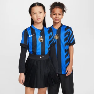 Koszulka piłkarska dla dużych dzieci Nike Dri-FIT Inter Mediolan Stadium 2024/25 (wersja domowa) – replika - Niebieski