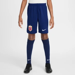 Koszulka piłkarska dla dużych dzieci Nike Dri-FIT Norwegia Stadium 2025/26 (wersja domowa) – replika - Niebieski