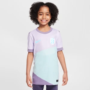 Koszulka piłkarska dla dużych dzieci Nike Dri-FIT Norwegia Stadium 2025 (drużyna kobiet) (wersja wyjazdowa) – replika - Fiolet