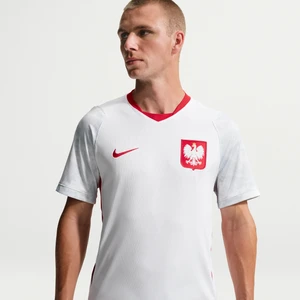 Męska koszulka piłkarska Nike Dri-FIT Polska Stadium 2026 (wersja domowa) – replika - Biel