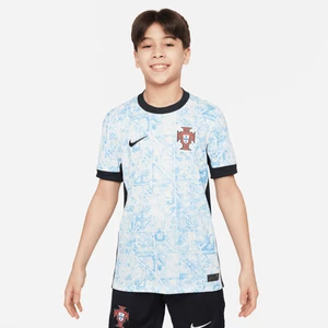 Koszulka piłkarska dla dużych dzieci Nike Dri-FIT Portugalia (drużyna męska) Stadium 2024/25 (wersja wyjazdowa) – replika - Brązowy
