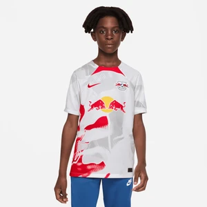 Zdjęcie produktu Koszulka piłkarska dla dużych dzieci Nike Dri-FIT RB Lipsk 2022/23 Stadium (wersja domowa) - Biel