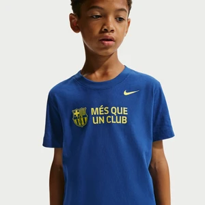 Koszulka piłkarska dla dużych dzieci Nike FC Barcelona Club - Niebieski