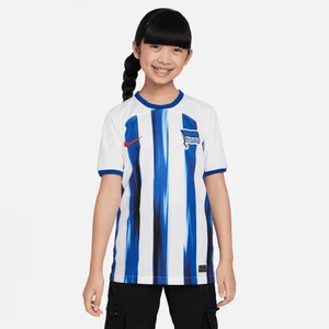 Koszulka piłkarska dla starszych dzieci Nike Dri-FIT Hertha BSC Stadium 2023/24 (wersja domowa) - Biel