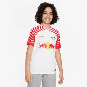 Koszulka piłkarska dla starszych dzieci Nike Dri-FIT RB Lipsk Stadium 2023/24 (wersja domowa) - Biel