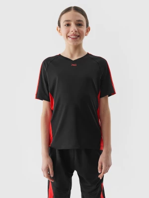 Koszulka piłkarska dziecięca 4F x Robert Lewandowski - czarna