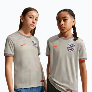 Koszulka piłkarska dziecięca Nike Anglia Pre-Match pewter grey / bright crimson