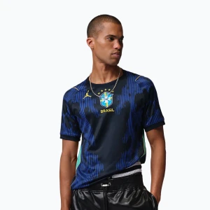 Koszulka piłkarska męska Nike Brazil 2026 Stadium Away Soccer Replica Granatowy