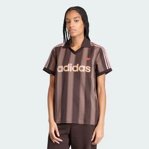 KOSZULKA PIŁKARSKA Z DIAGONALU Adidas Aurora Coffee