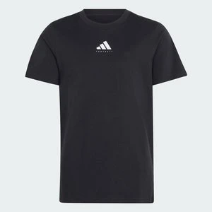 KOSZULKA PIŁKARSKA Z GRAFIKĄ CATEGORY Adidas czarny