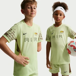 Koszulka piłkarska z krótkim rękawem dla dużych dzieci Dri-FIT Kylian Mbappé Academy - Zieleń Nike