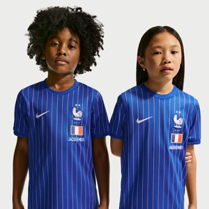 Koszulka piłkarska z krótkim rękawem dla dużych dzieci Francja x Jacquemus - Niebieski Nike
