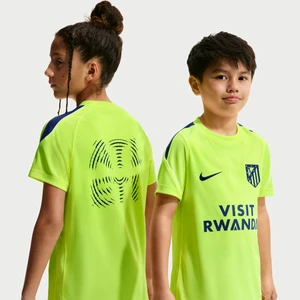 Koszulka piłkarska z krótkim rękawem dla dużych dzieci Nike Dri-FIT Atlético Madrid Strike - Żółty