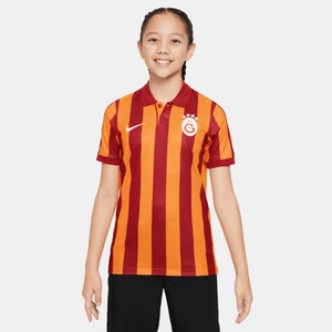 Koszulka piłkarska z krótkim rękawem dla dużych dzieci Nike Dri-FIT Galatasaray Stadium 2023/24 (wersja trzecia) - Pomarańczowy