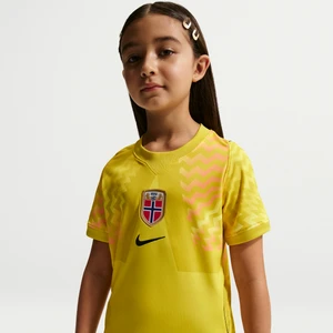 Zdjęcie produktu Koszulka piłkarska z krótkim rękawem dla dużych dzieci Nike Dri-FIT Norwegia Stadium Goalkeeper 2026 – replika - Żółty