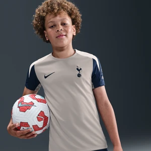 Koszulka piłkarska z krótkim rękawem dla dużych dzieci Nike Dri-FIT Tottenham Hotspur Strike - Szary