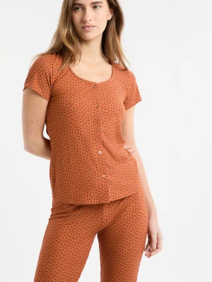 Koszulka piżamowa w serduszka Etam