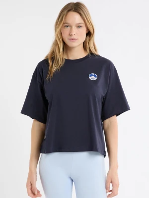 Koszulka piżamowa z bawełny we wzory Etam