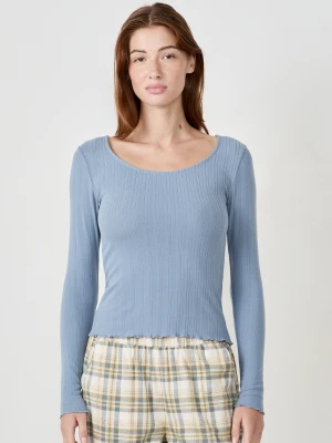 Koszulka piżamowa z długim rękawem Etam